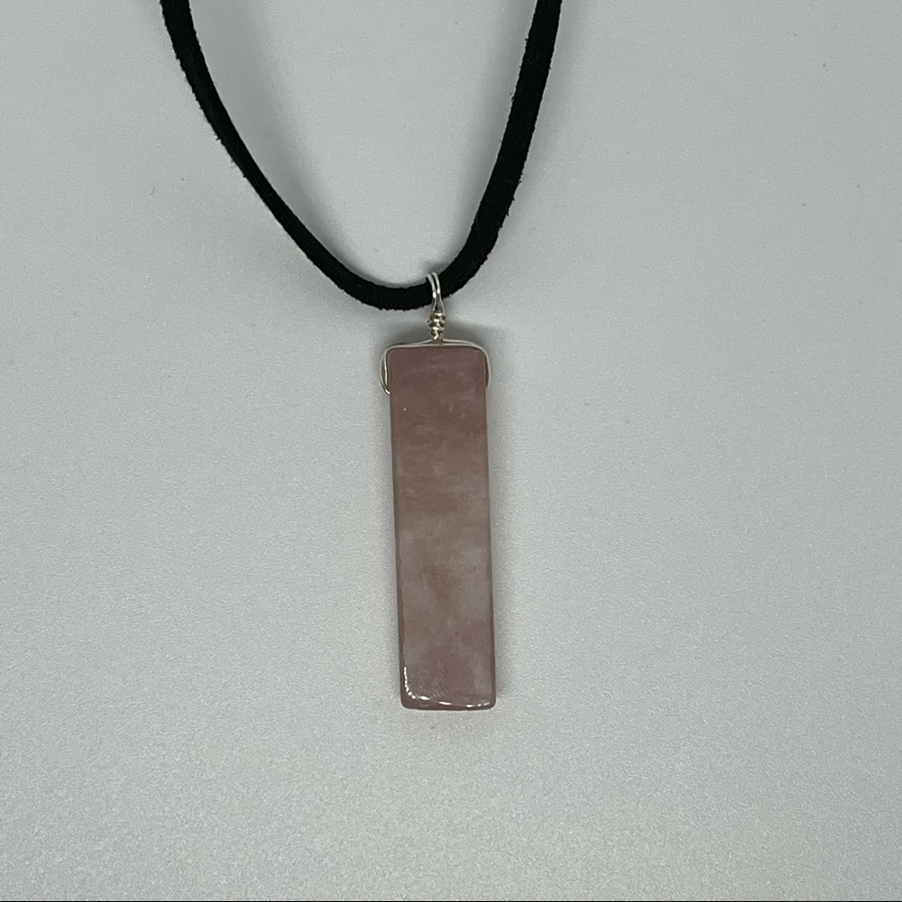Rose Quartz Crystal Necklace